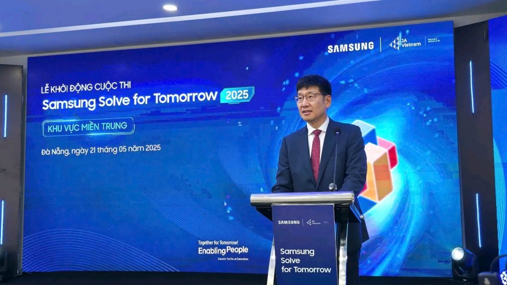 Ông Na Ki Hong – Tổng giám đốc Samsung Việt Nam phát biểu tại sự kiện