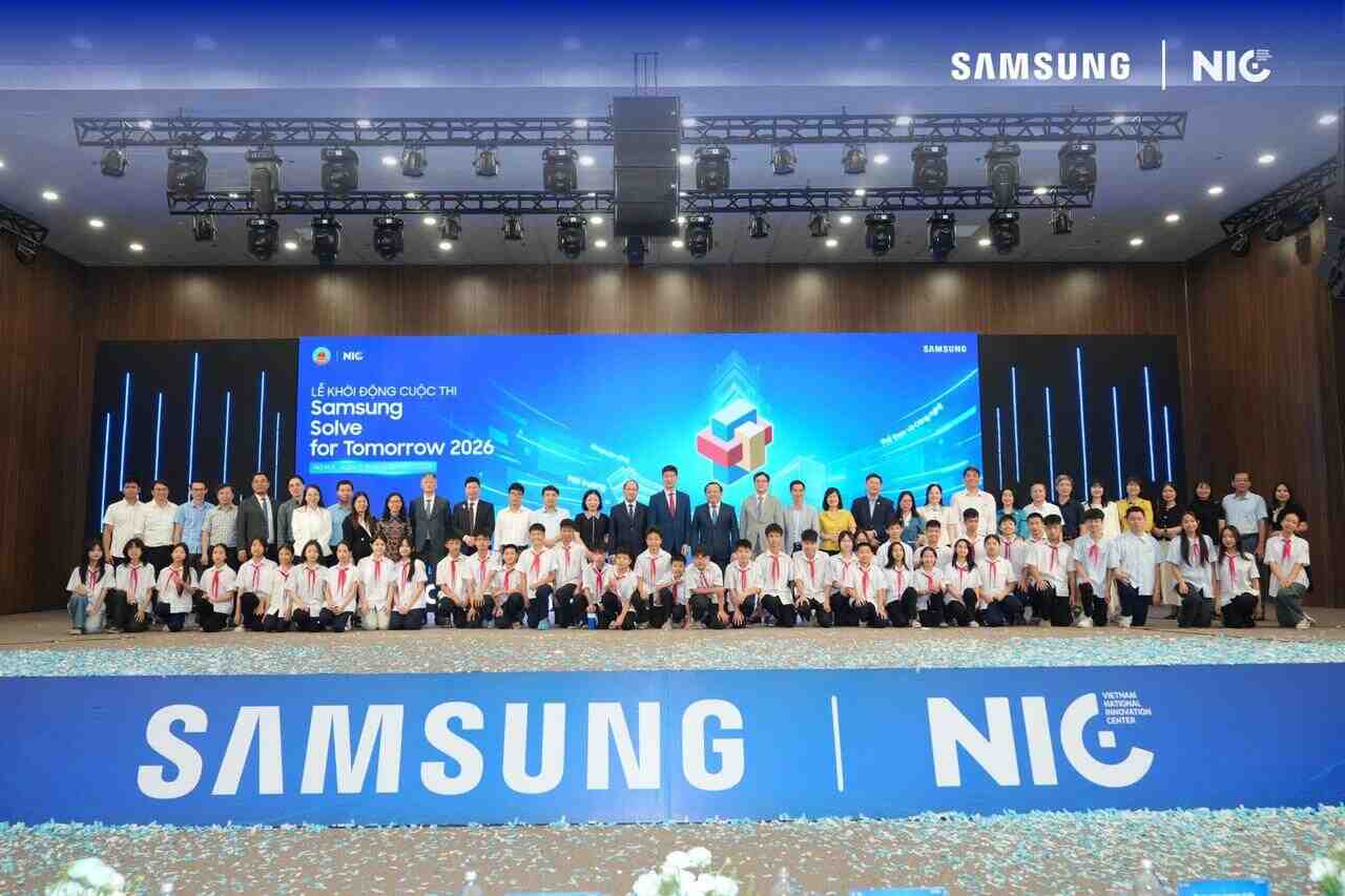 SAMSUNG SOLVE FOR TOMORROW 2026: KHỞI ĐẦU HÀNH TRÌNH LAN TỎA TINH THẦN STEM TRÊN TOÀN QUỐC
